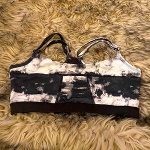 Mono B Sports Bra, marble print